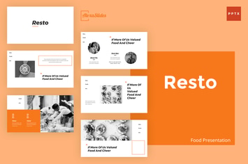 Resto - Food Powerpoint Presentation Template
