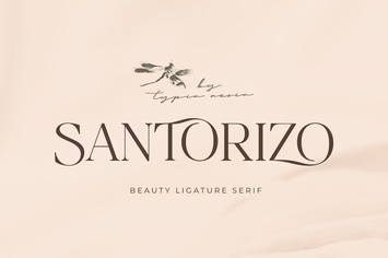 Santorizo - Stunning Beauty Ligature Serif Font