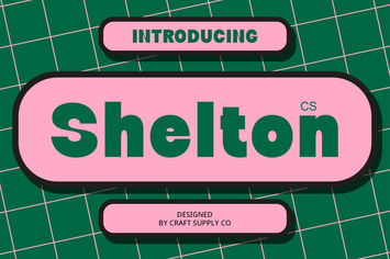 Shelton – Bold Font