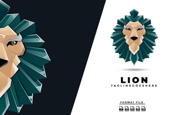 Lion Gradient Logo