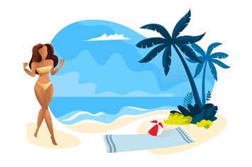 Summer vector illustration