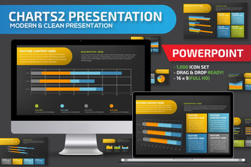Data Chart Powerpoint Presentation Template