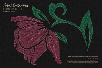 Smart Embroidery - Photoshop Action