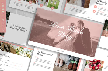 Love Bride Story - Wedding Google Slide Template