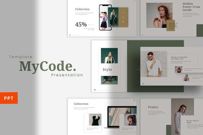 MyCode -  Fashion Powerpoint Template