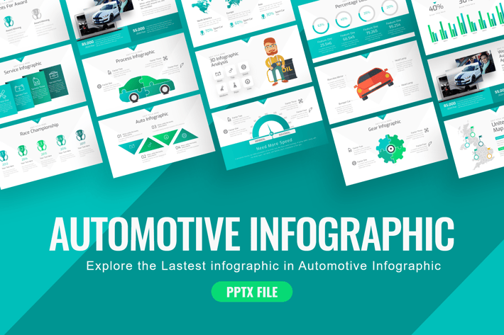 Automotive Infographic Presentation Template