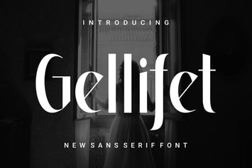 Gellifet - New Sanserif Font