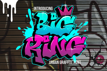 Big King - Urban Graffiti Font
