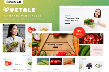 Vetale - Organic Vegetables Shopify 2.0 Theme
