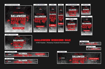 Halloween Sale Banners Ad