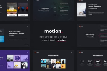 MOTION Creative & Colored Template (Keynote)