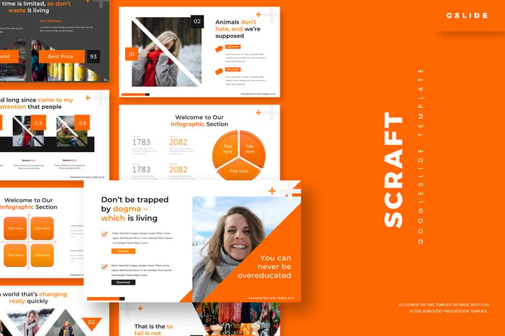 Scraft - Google Slides Template