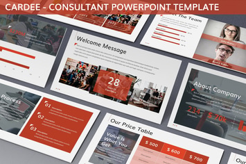 Cardee - Consultant Powerpoint Template
