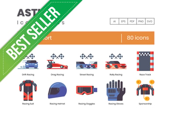 Bestseller! Racing Icons