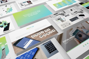 Social Media Powerpoint Template