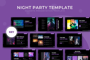 Night Party - Keynote Template