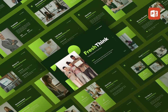 FreshThink - Creative Business PowerPoint Template