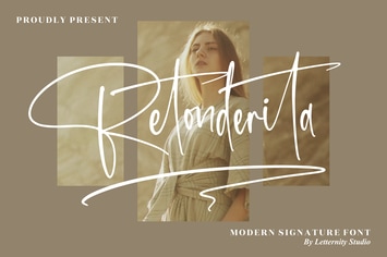 Retonderita Modern Siganture Font