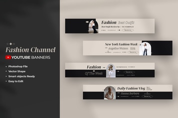 Fashion Youtube Banners Vol.02