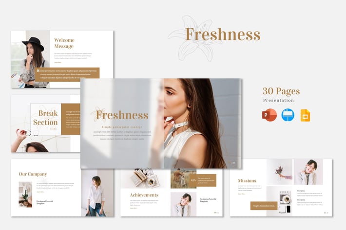 Freshness - Presentation Template
