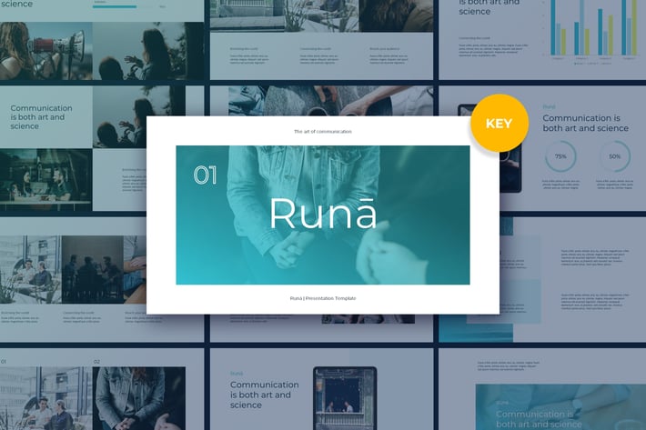 Runa - Clean & Minimal Keynote Template