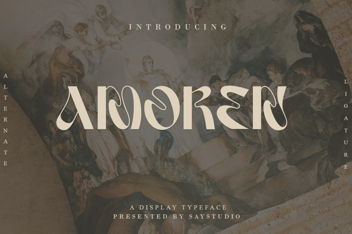 Amoren - Luxury Logo Font