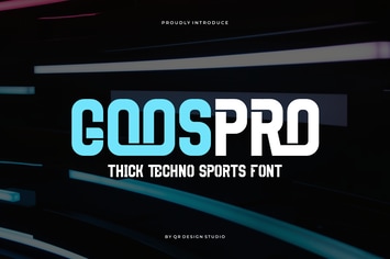 Goospro - Thick & Sport Font