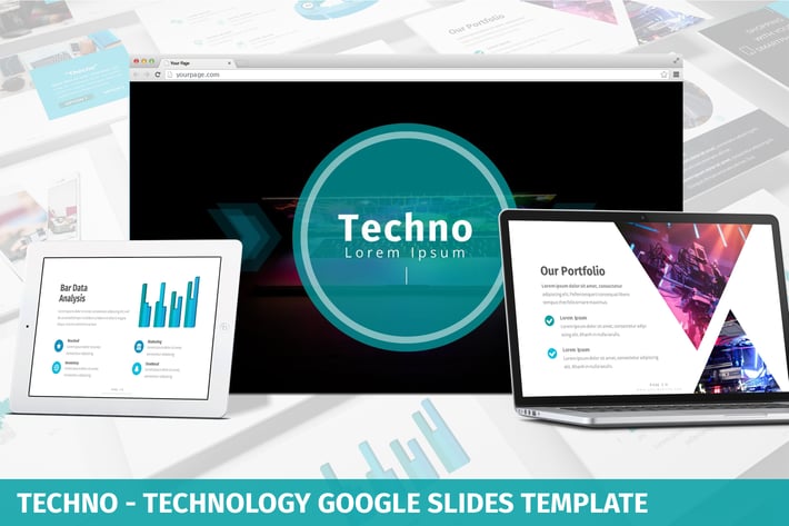 Techno - Technology Google Slides Template