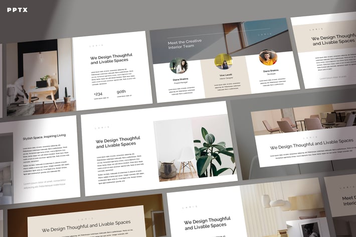 LARIS - Modern Minimal Powerpoint Template