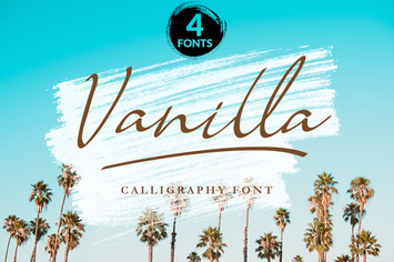 Vanilla - Modern Calligraphy Font