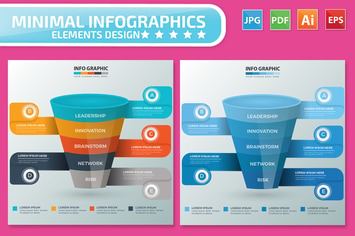 Funnel Infographics design