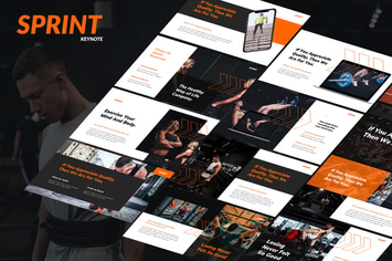 Sprint - Health & Fitness Keynote Template