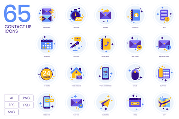 Contact & Communication Icons