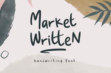Market Written - Handwriting Font