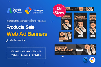 Product Sale Banners HTML5 D50 Ad - GWD & PSD