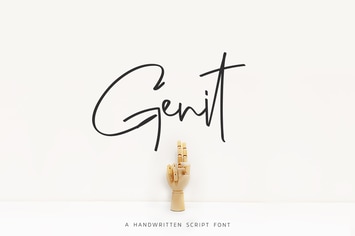 Genit - Handwritten Font
