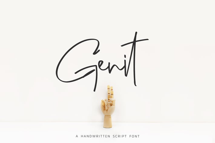 Genit - Handwritten Font