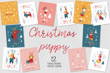 Christmas Puppy Cards