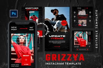 Grizzya - Hype Instagram Stories and Post