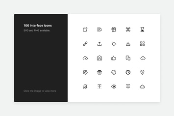 Interface Icons - Line style