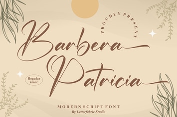 Barbera Patricia Modern Script Font