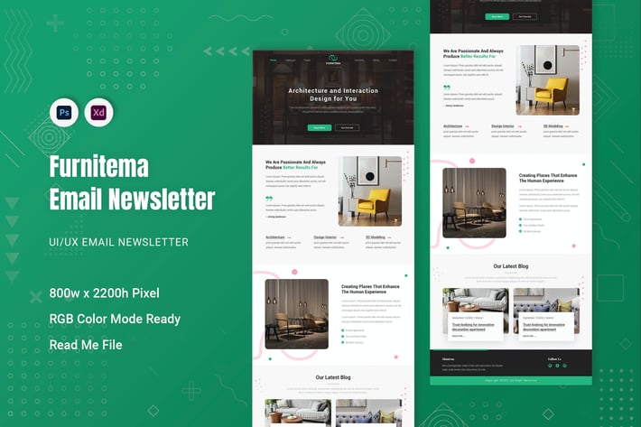 Furnitema Email Newsletter