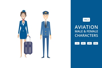 Aviation - Male & Female Characters Vol.2