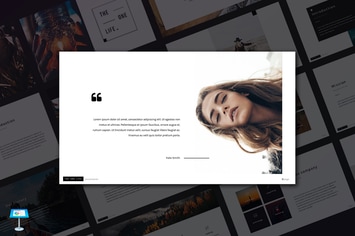 The One Life Keynote Template