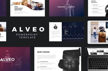 Alveo Minimal Powerpoint Presentation Template