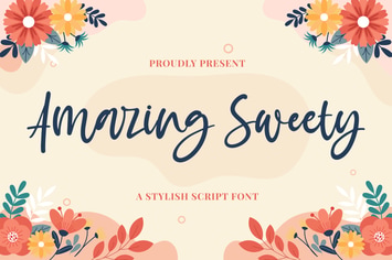 Amazing Sweety - Stylish Script
