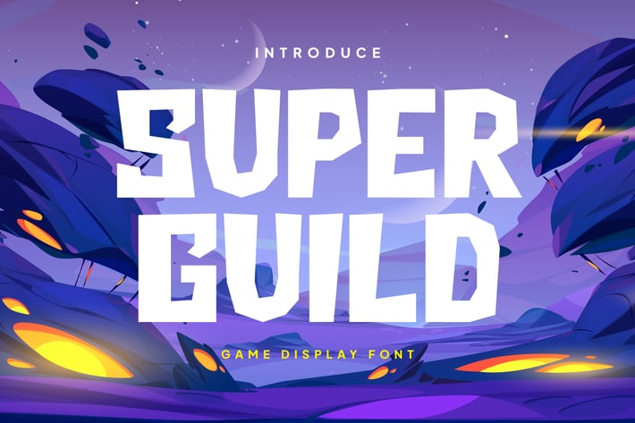 Super Guild -  Game Display Font