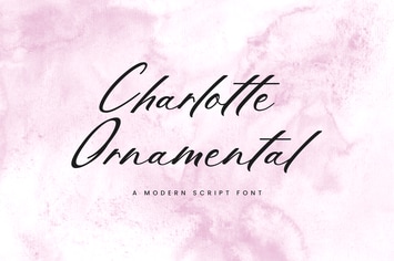 Charlotte Ornamental Calligraphy Font