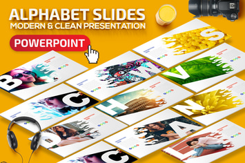 Alphabet Powerpoint Presentation Template