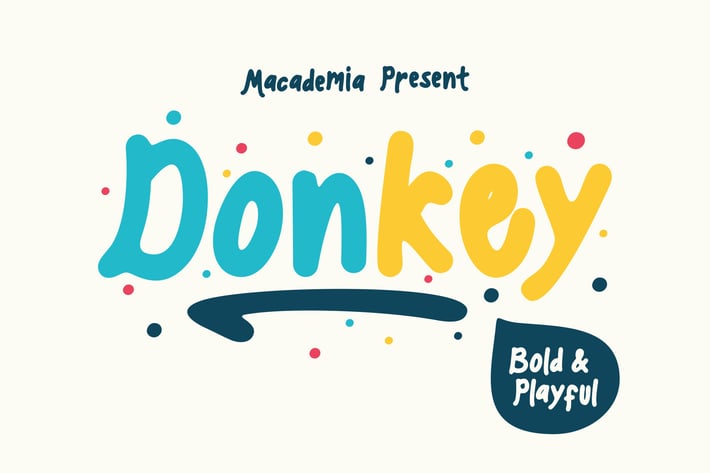 Donkey  - Playful Font